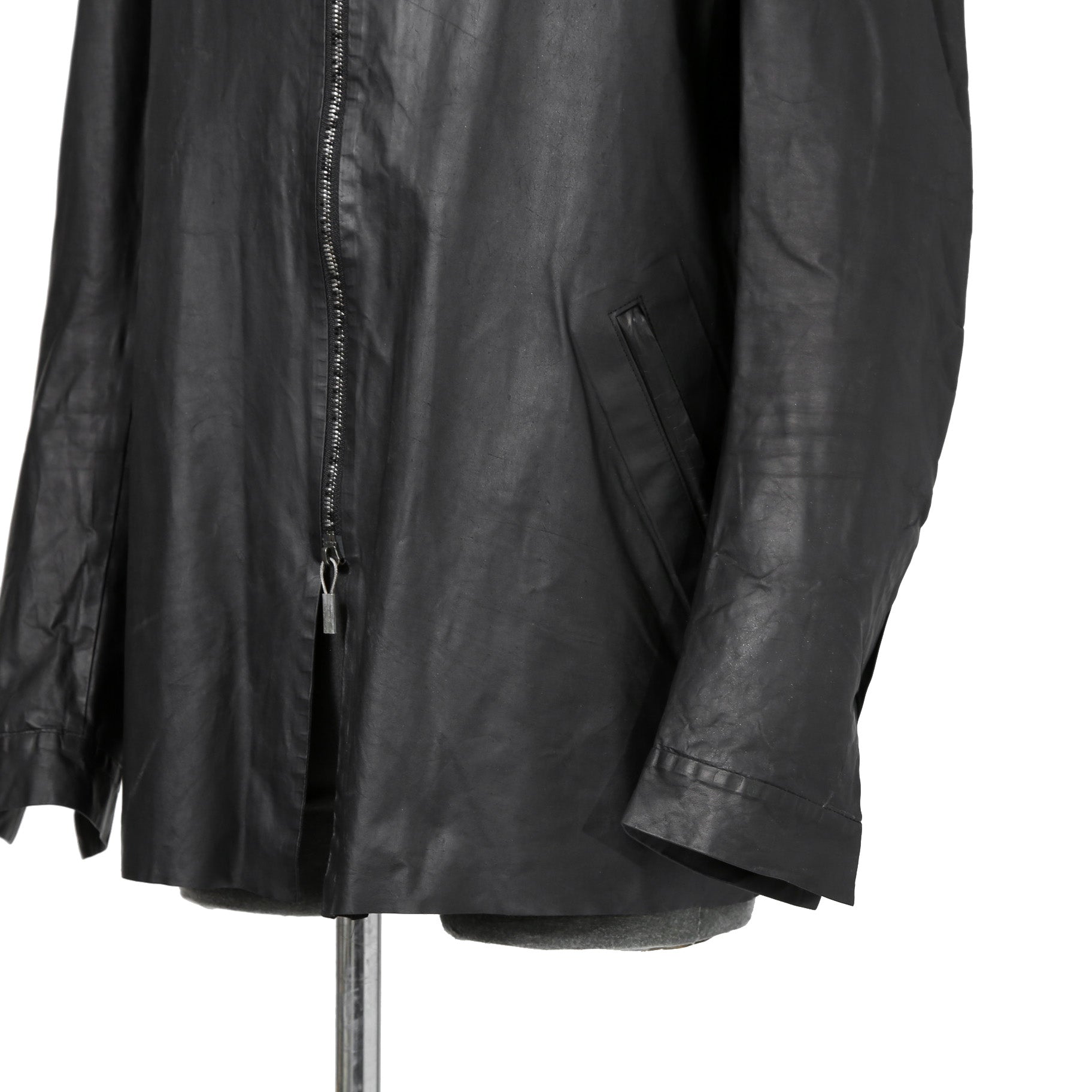 ierib イエリブ / 22SS 美品 Kangaroo Leather Shirts Jacket / (BLACK)