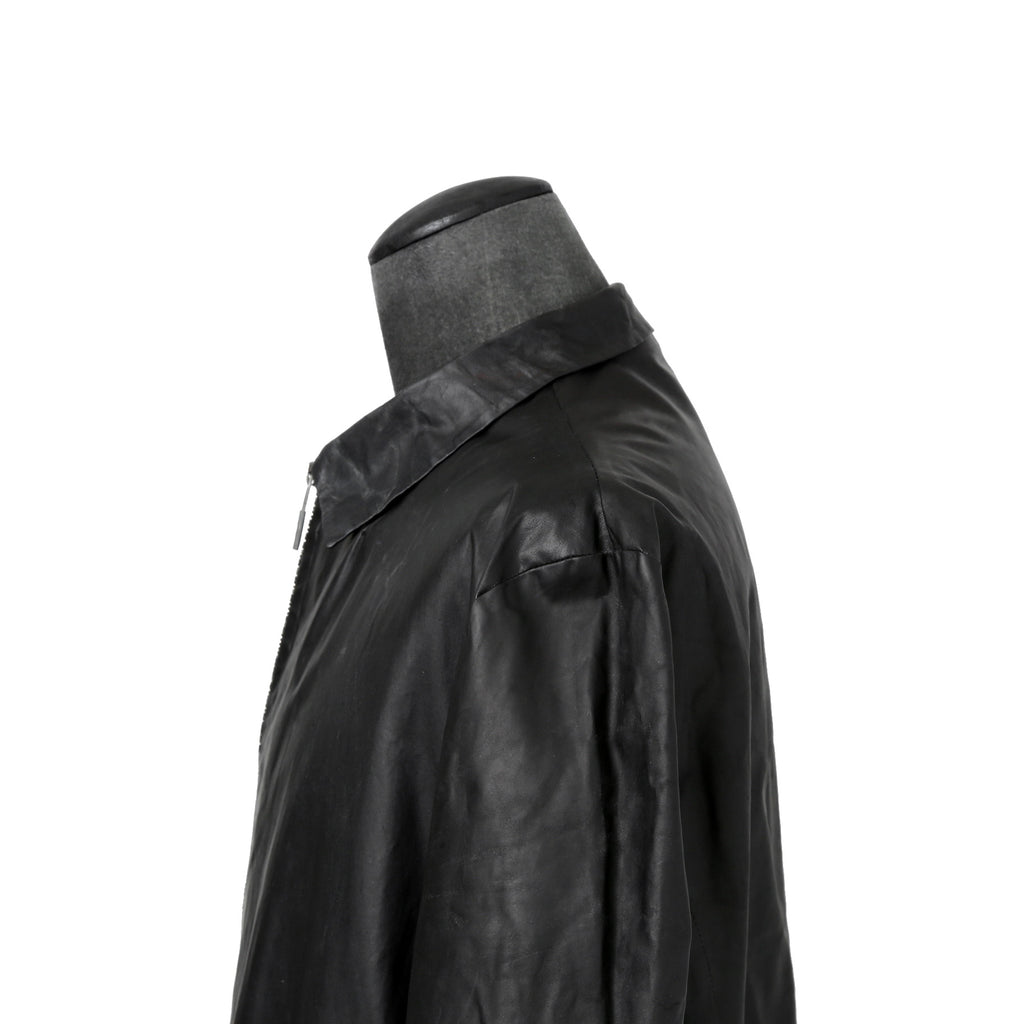 ierib イエリブ / 22SS 美品 Kangaroo Leather Shirts Jacket / (BLACK)