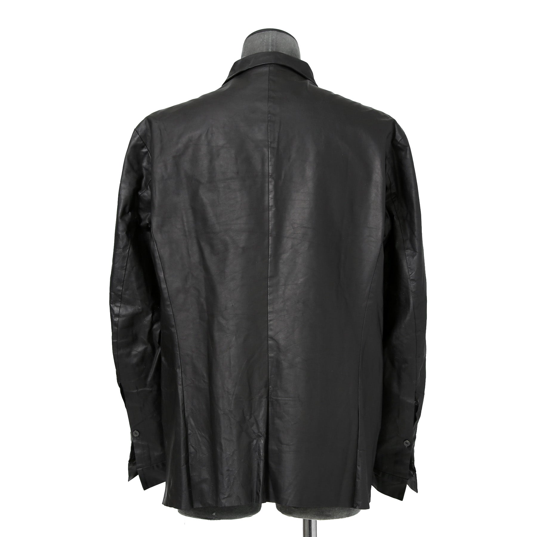 ierib イエリブ / 22SS 美品 Kangaroo Leather Shirts Jacket / (BLACK)