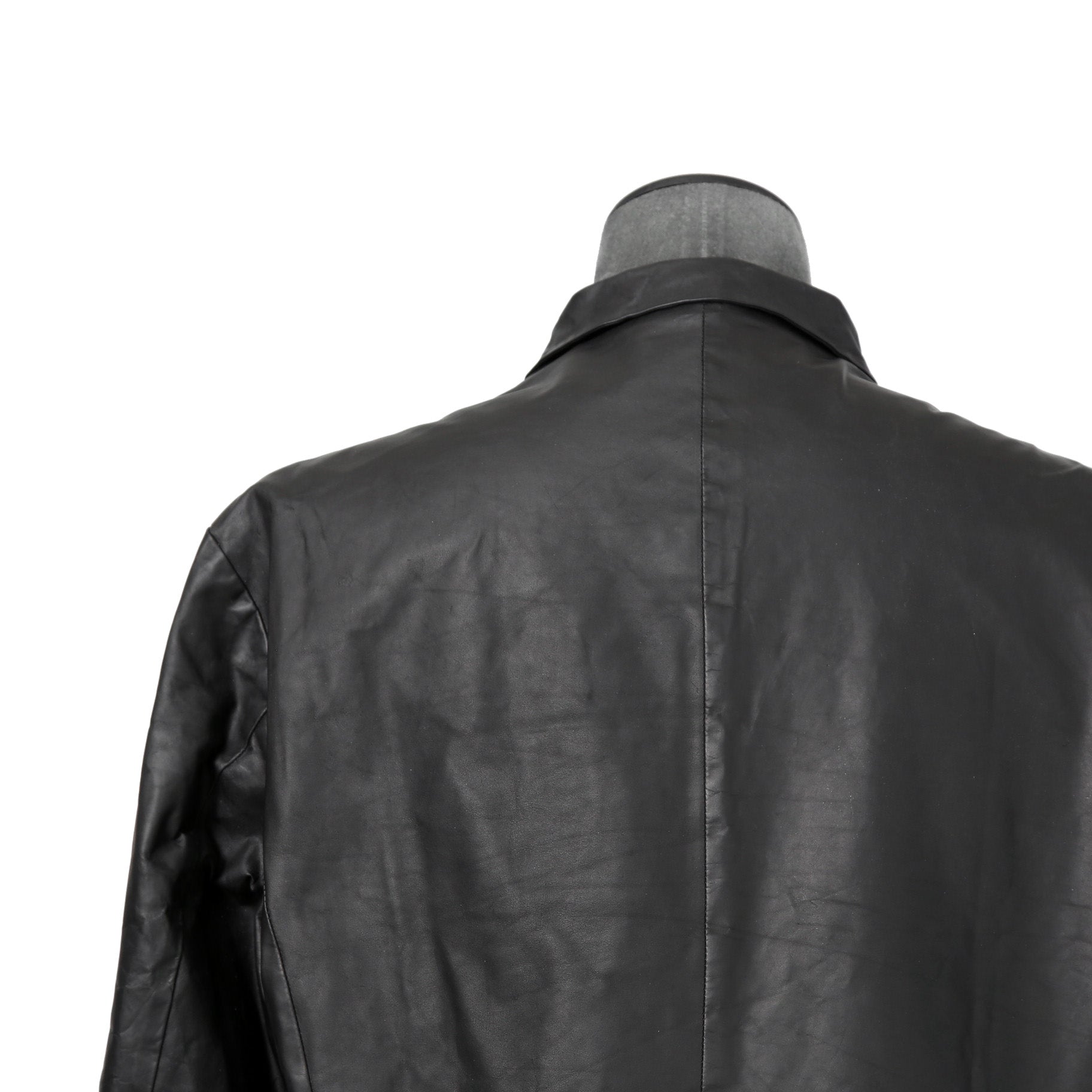 ierib イエリブ / 22SS 美品 Kangaroo Leather Shirts Jacket / (BLACK)