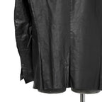 ierib イエリブ / 22SS 美品 Kangaroo Leather Shirts Jacket / (BLACK)