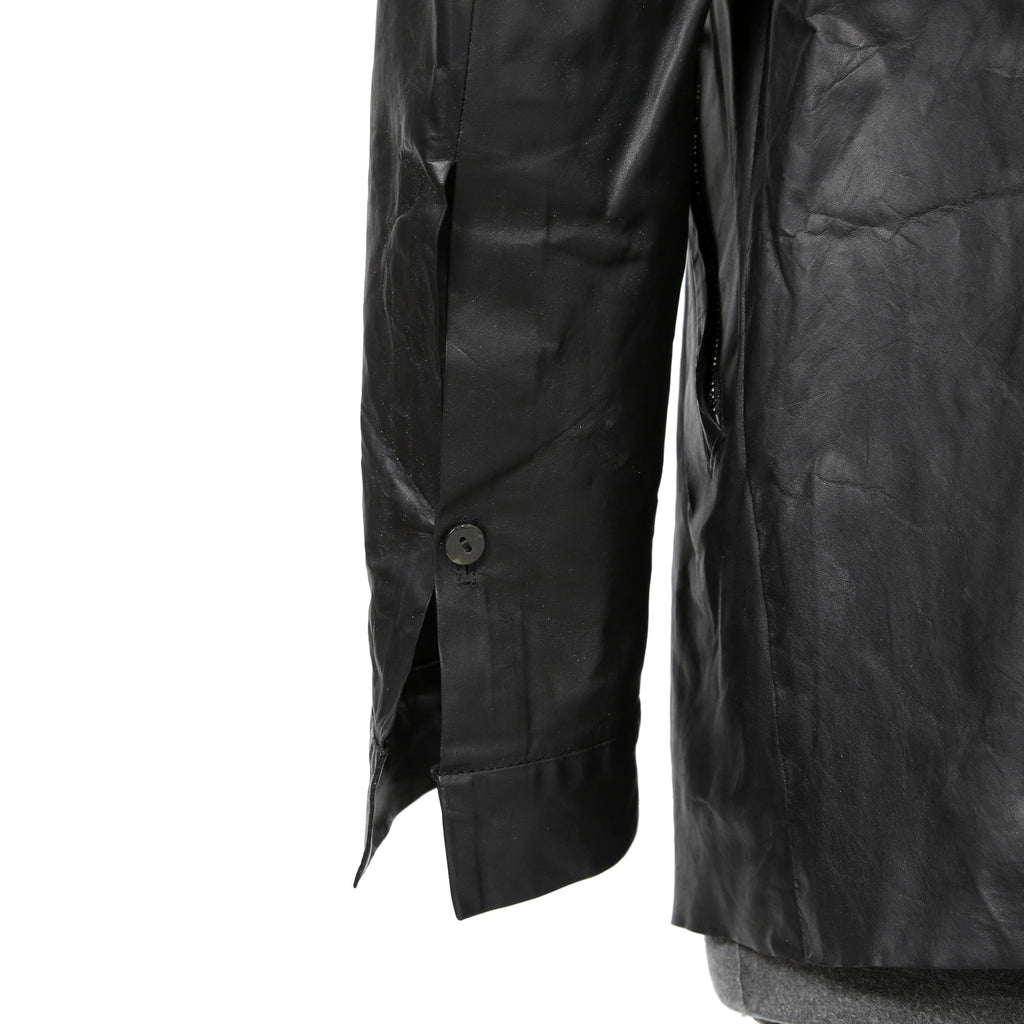 ierib イエリブ / 22SS 美品 Kangaroo Leather Shirts Jacket / (BLACK)