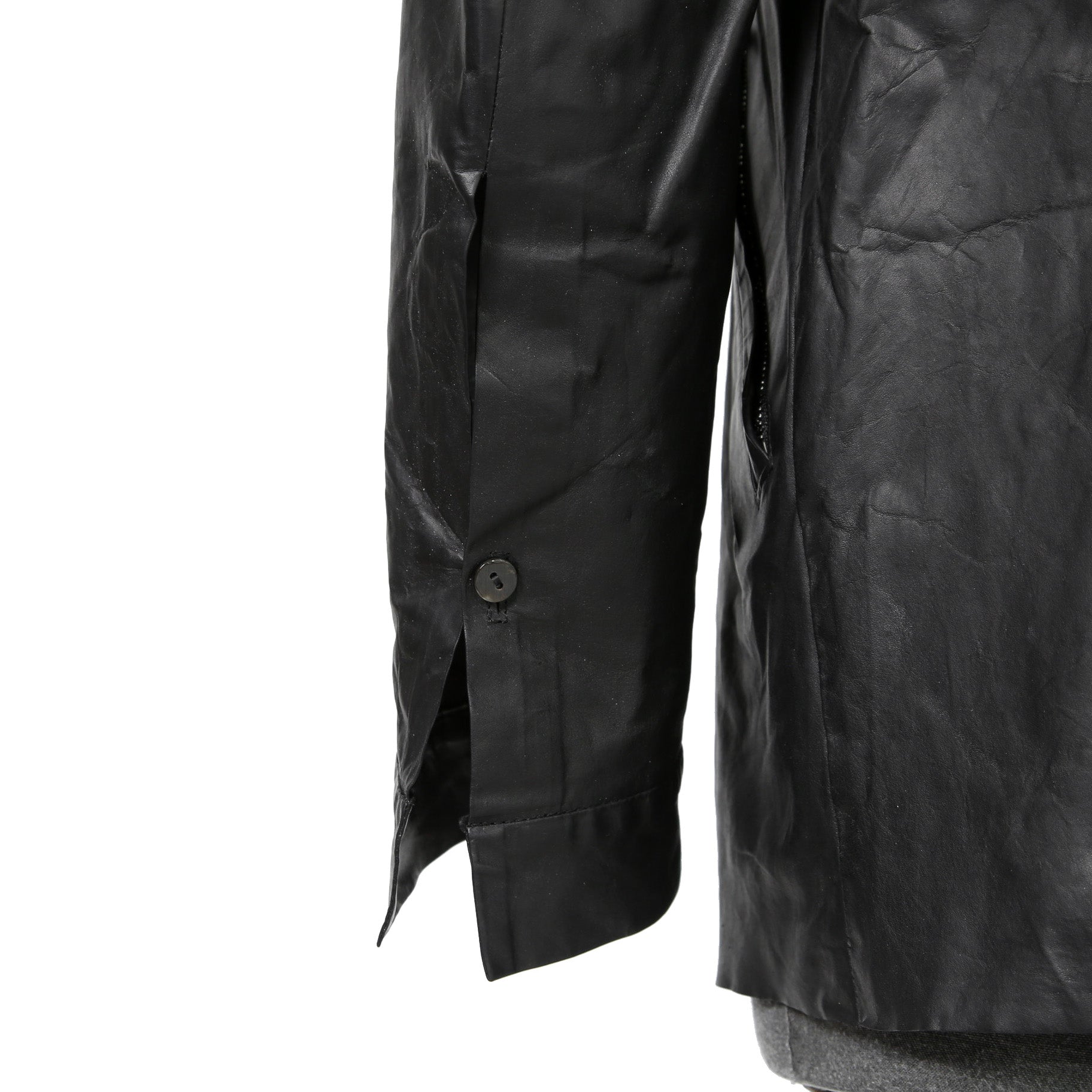 ierib イエリブ / 22SS 美品 Kangaroo Leather Shirts Jacket / (BLACK)