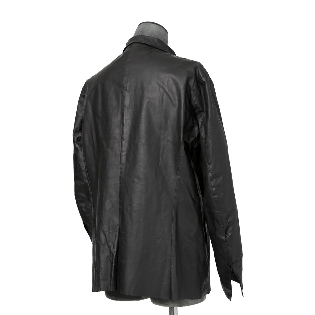 ierib イエリブ / 22SS 美品 Kangaroo Leather Shirts Jacket / (BLACK)