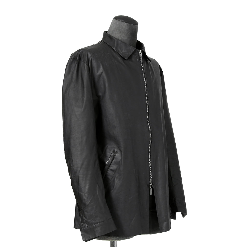 ierib イエリブ / 22SS 美品 Kangaroo Leather Shirts Jacket / (BLACK)