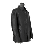 ierib イエリブ / 22SS 美品 Kangaroo Leather Shirts Jacket / (BLACK)