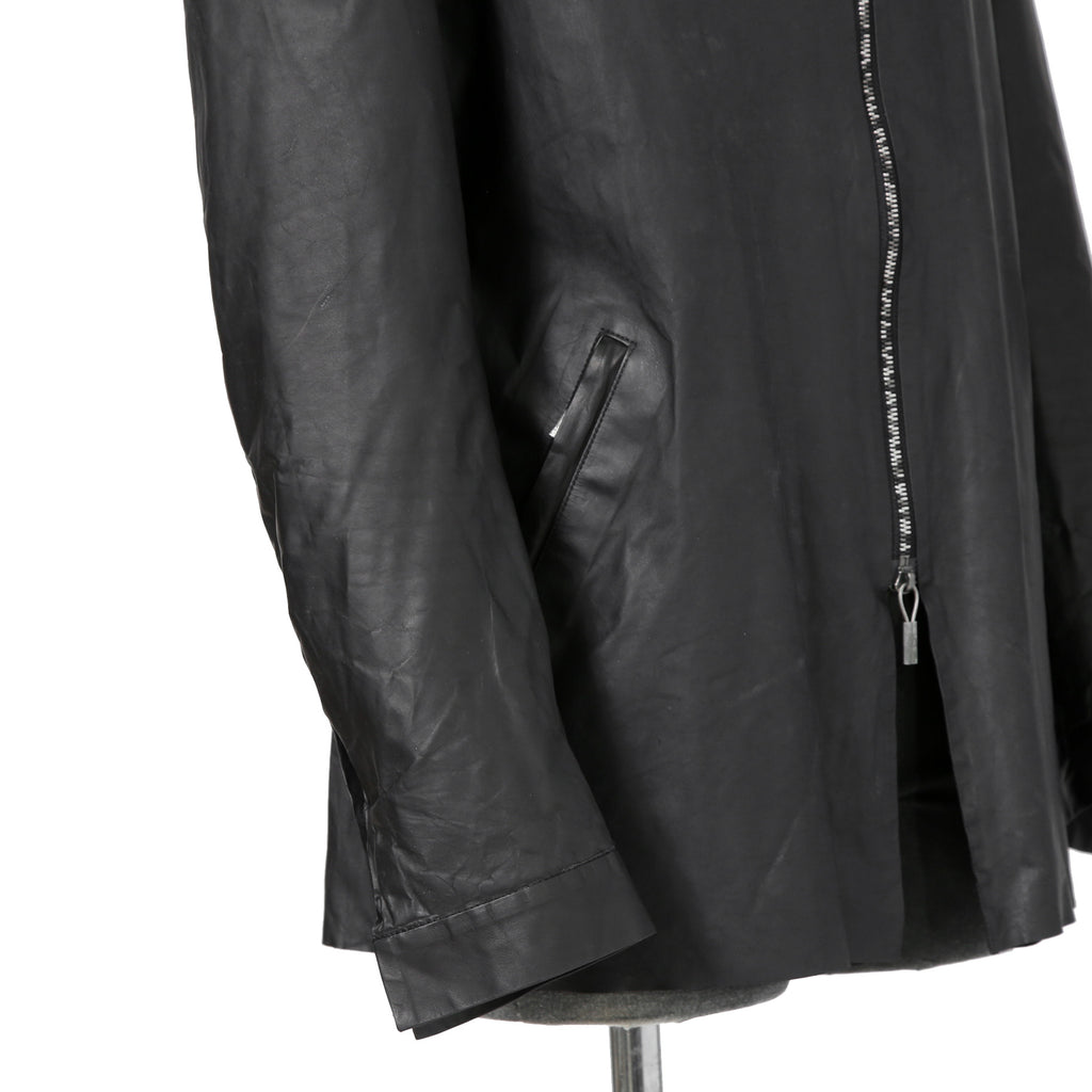 ierib イエリブ / 22SS 美品 Kangaroo Leather Shirts Jacket / (BLACK)