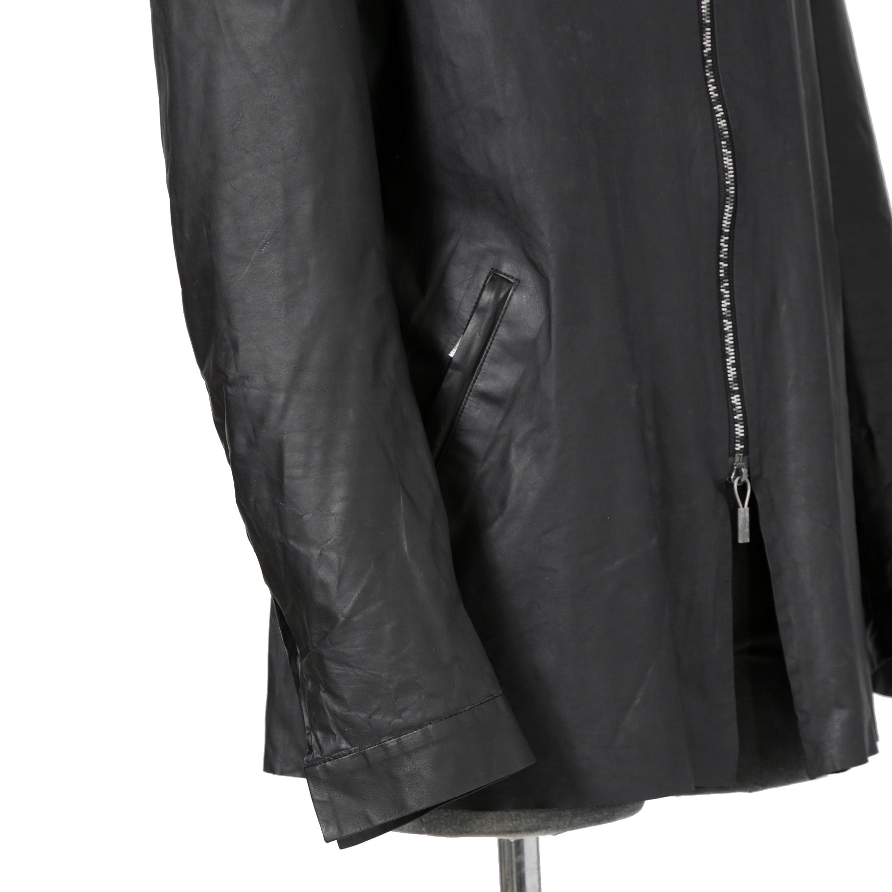 ierib イエリブ / 22SS 美品 Kangaroo Leather Shirts Jacket / (BLACK)