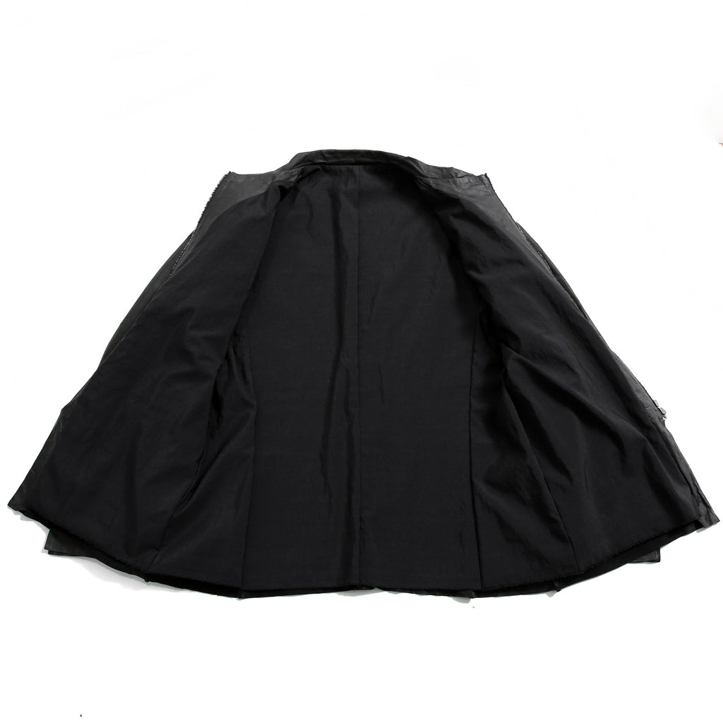 ierib イエリブ / 22SS 美品 Kangaroo Leather Shirts Jacket / (BLACK)