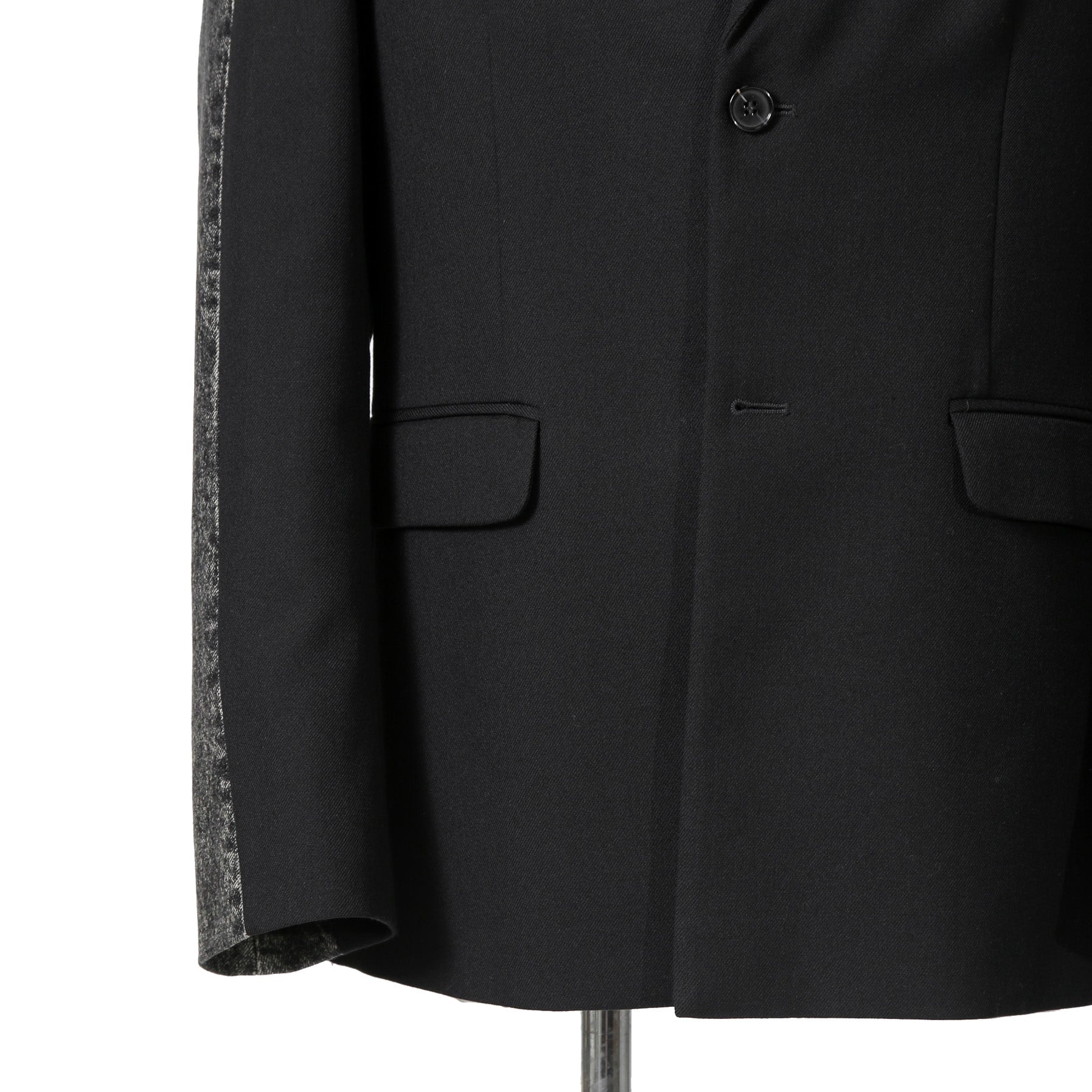 Diesel ディーゼル / 2023AW 美品 J-Wire A デニム切替 ノッチドラペル ジャケット / size 46 (BLACK)