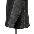 Diesel ディーゼル / 2023AW 美品 J-Wire A デニム切替 ノッチドラペル ジャケット / size 46 (BLACK)