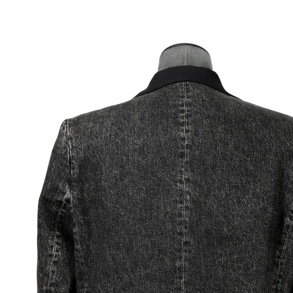 Diesel ディーゼル / 2023AW 美品 J-Wire A デニム切替 ノッチドラペル ジャケット / size 46 (BLACK)