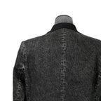 Diesel ディーゼル / 2023AW 美品 J-Wire A デニム切替 ノッチドラペル ジャケット / size 46 (BLACK)