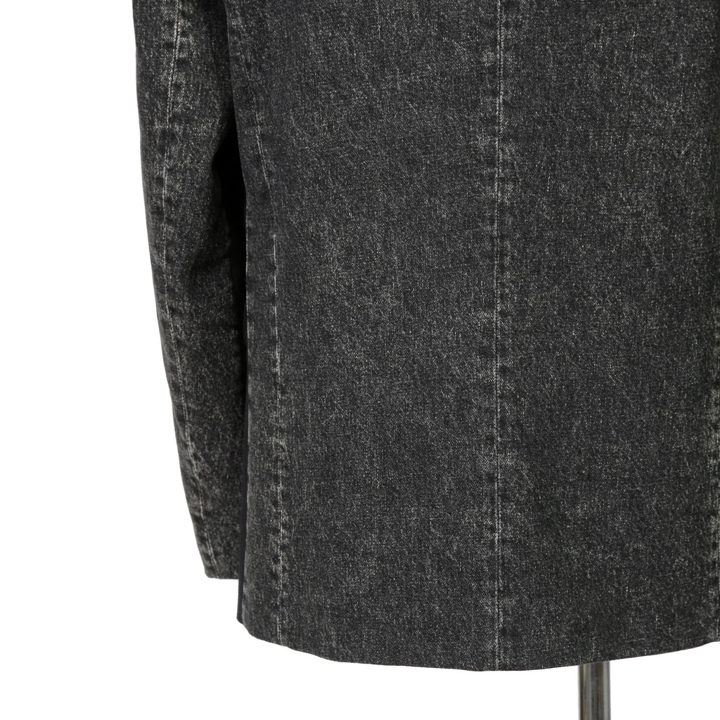 Diesel ディーゼル / 2023AW 美品 J-Wire A デニム切替 ノッチドラペル ジャケット / size 46 (BLACK)