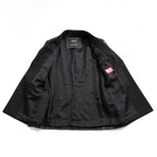 Diesel ディーゼル / 2023AW 美品 J-Wire A デニム切替 ノッチドラペル ジャケット / size 46 (BLACK)