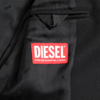 Diesel ディーゼル / 2023AW 美品 J-Wire A デニム切替 ノッチドラペル ジャケット / size 46 (BLACK)