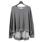 新品 A.F ARTEFACT アーティファクト / 2018SS Wide Sweat pullover / size 2 (GRAY)