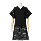 LOUIS VUITTON  ルイヴィトン  / 2023AW 美品 シンフォニーディテール Tシャツドレス / 1ABT7I / size M (BLACK)