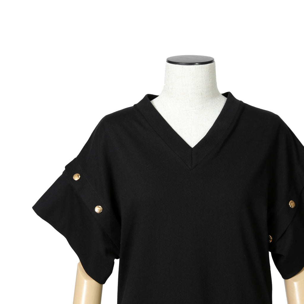 LOUIS VUITTON  ルイヴィトン  / 2023AW 美品 シンフォニーディテール Tシャツドレス / 1ABT7I / size M (BLACK)