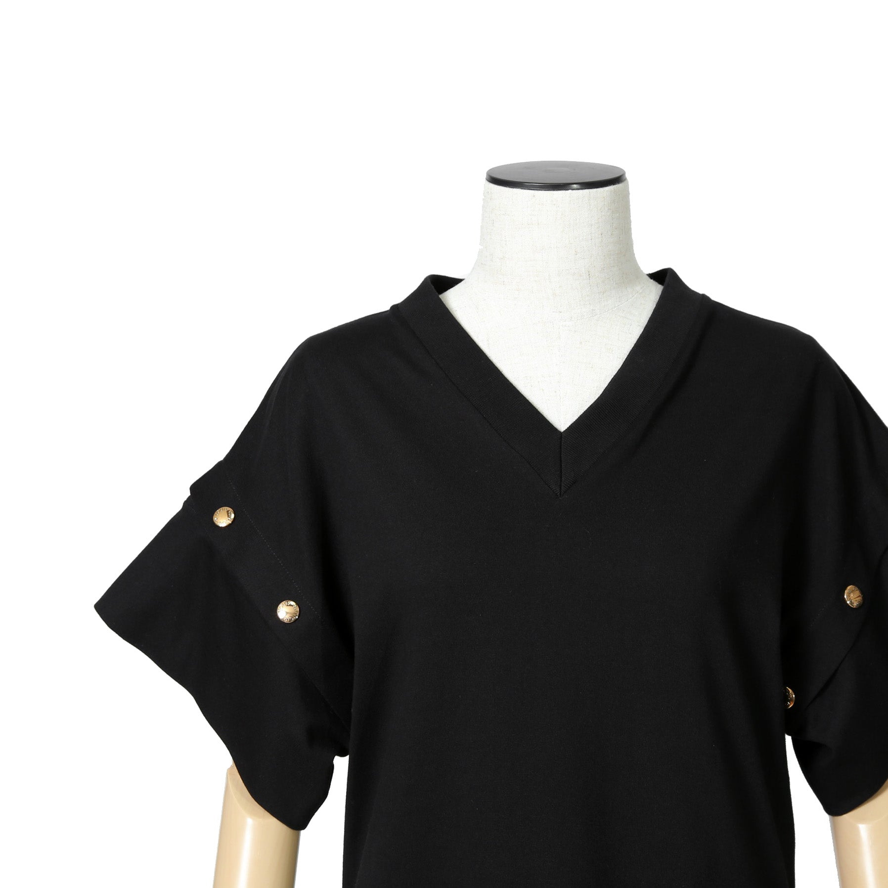LOUIS VUITTON  ルイヴィトン  / 2023AW 美品 シンフォニーディテール Tシャツドレス / 1ABT7I / size M (BLACK)