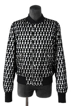 希少 超美品 AMIRI アミリ / 21AW Playboy Flocked Bomber Jacket / size50 (BLACK × WHITE) 国内正規品 プレイボーイ ボンバージャケット