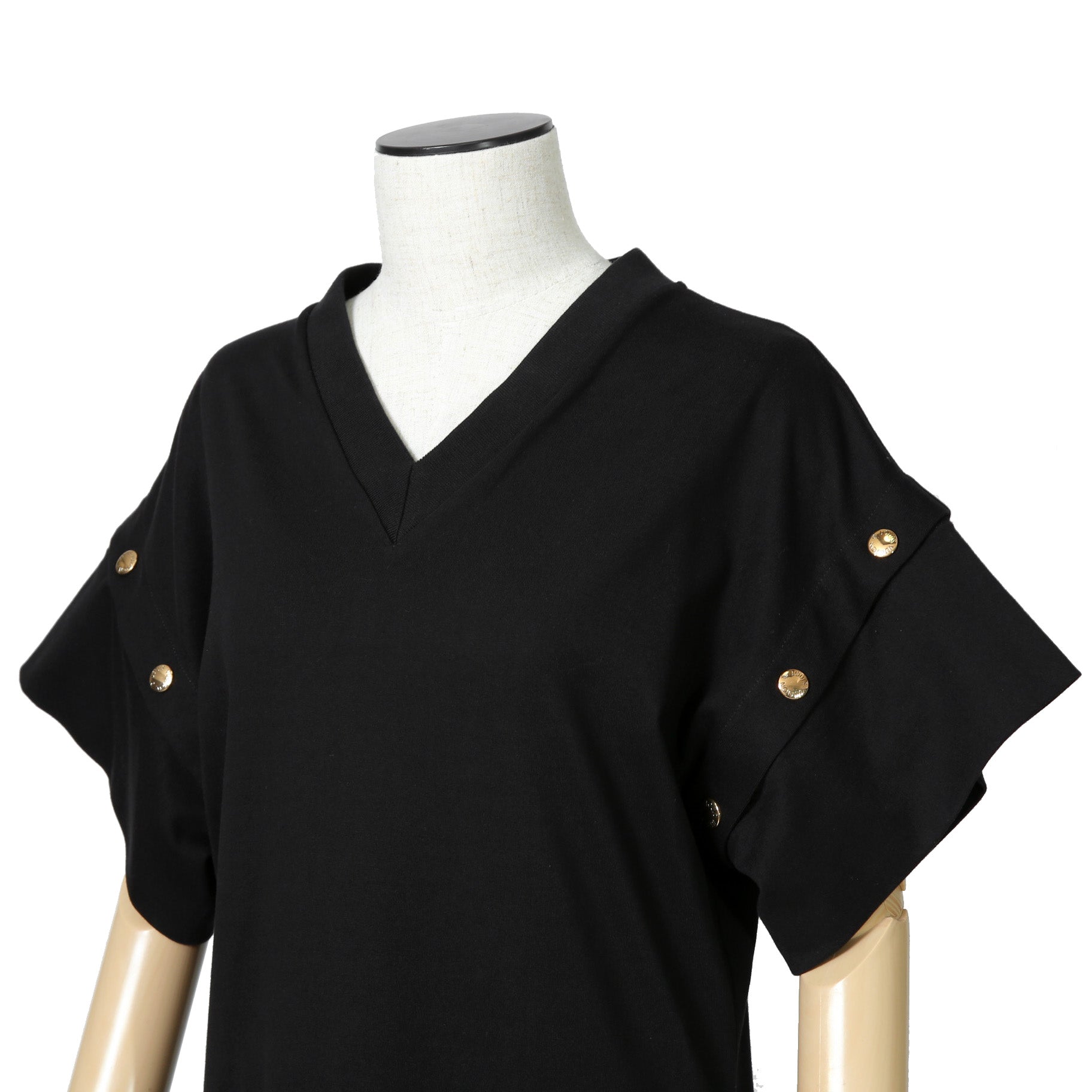 LOUIS VUITTON  ルイヴィトン  / 2023AW 美品 シンフォニーディテール Tシャツドレス / 1ABT7I / size M (BLACK)