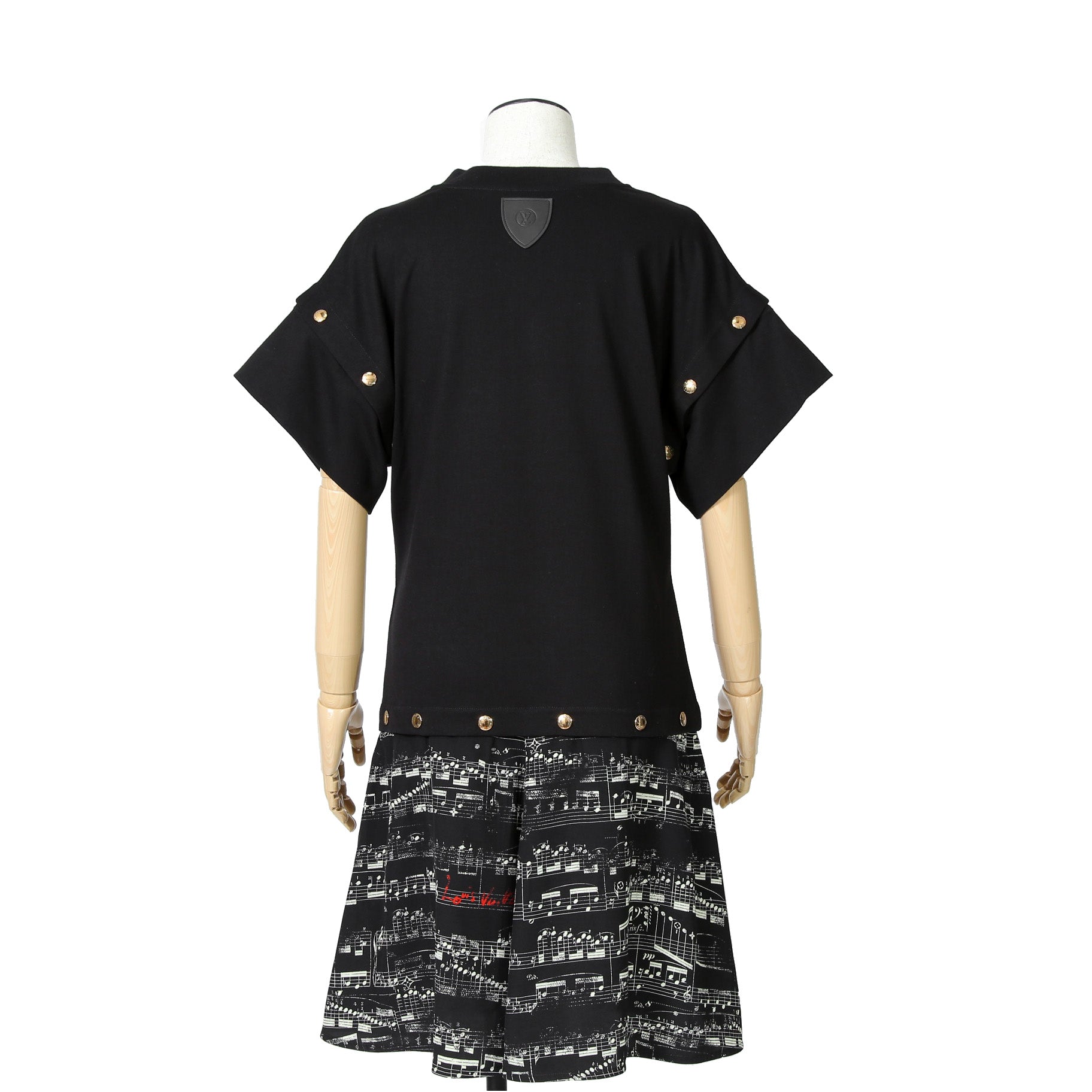 LOUIS VUITTON  ルイヴィトン  / 2023AW 美品 シンフォニーディテール Tシャツドレス / 1ABT7I / size M (BLACK)