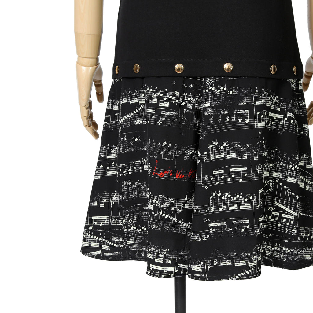 LOUIS VUITTON  ルイヴィトン  / 2023AW 美品 シンフォニーディテール Tシャツドレス / 1ABT7I / size M (BLACK)