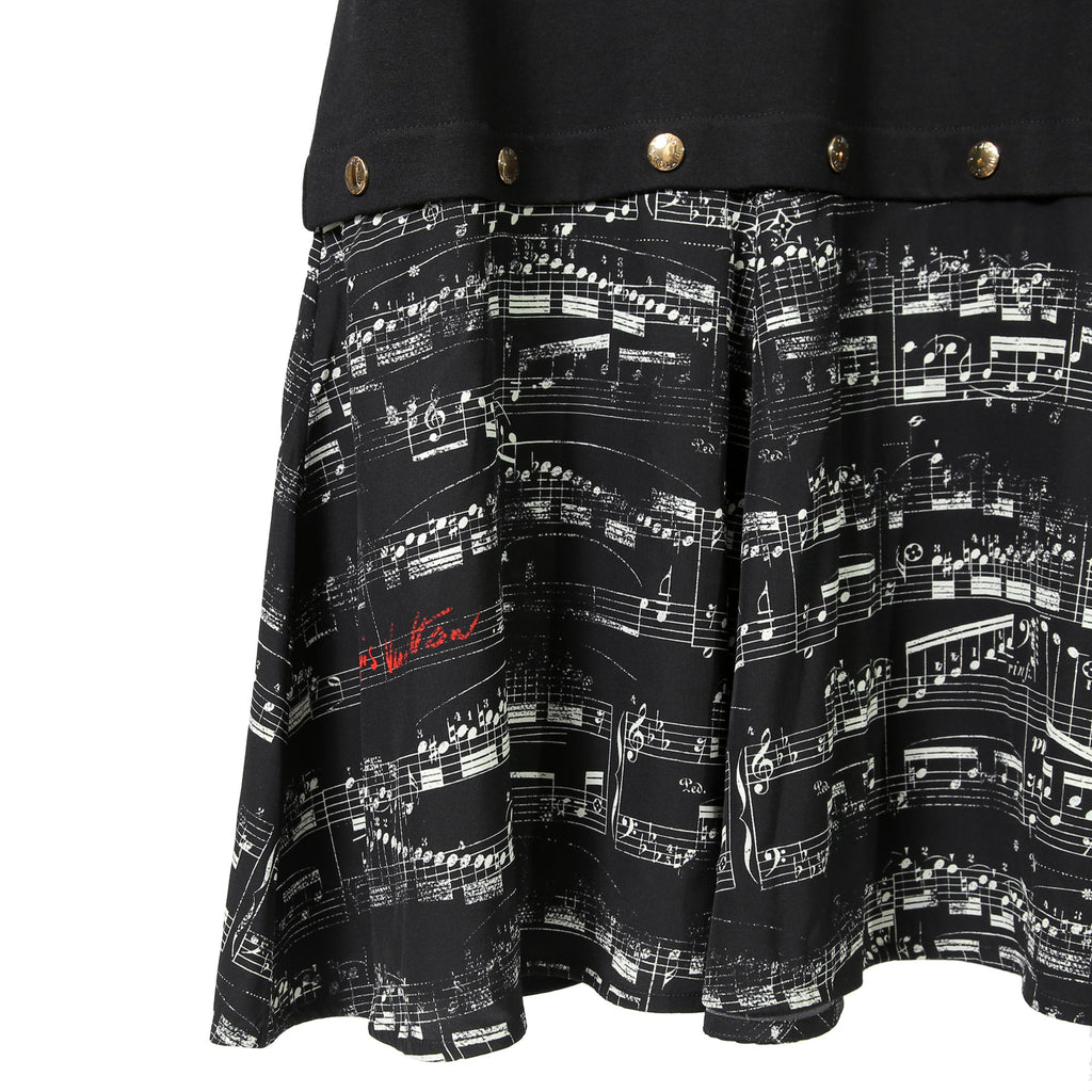 LOUIS VUITTON  ルイヴィトン  / 2023AW 美品 シンフォニーディテール Tシャツドレス / 1ABT7I / size M (BLACK)