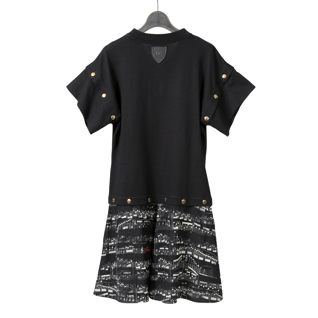 LOUIS VUITTON  ルイヴィトン  / 2023AW 美品 シンフォニーディテール Tシャツドレス / 1ABT7I / size M (BLACK)