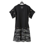 LOUIS VUITTON  ルイヴィトン  / 2023AW 美品 シンフォニーディテール Tシャツドレス / 1ABT7I / size M (BLACK)
