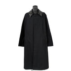 Namacheko ナマチェコ / 2024SS 美品 Atran Denim Coat / ハトメスタッズ シングルコート / size S (BLACK)