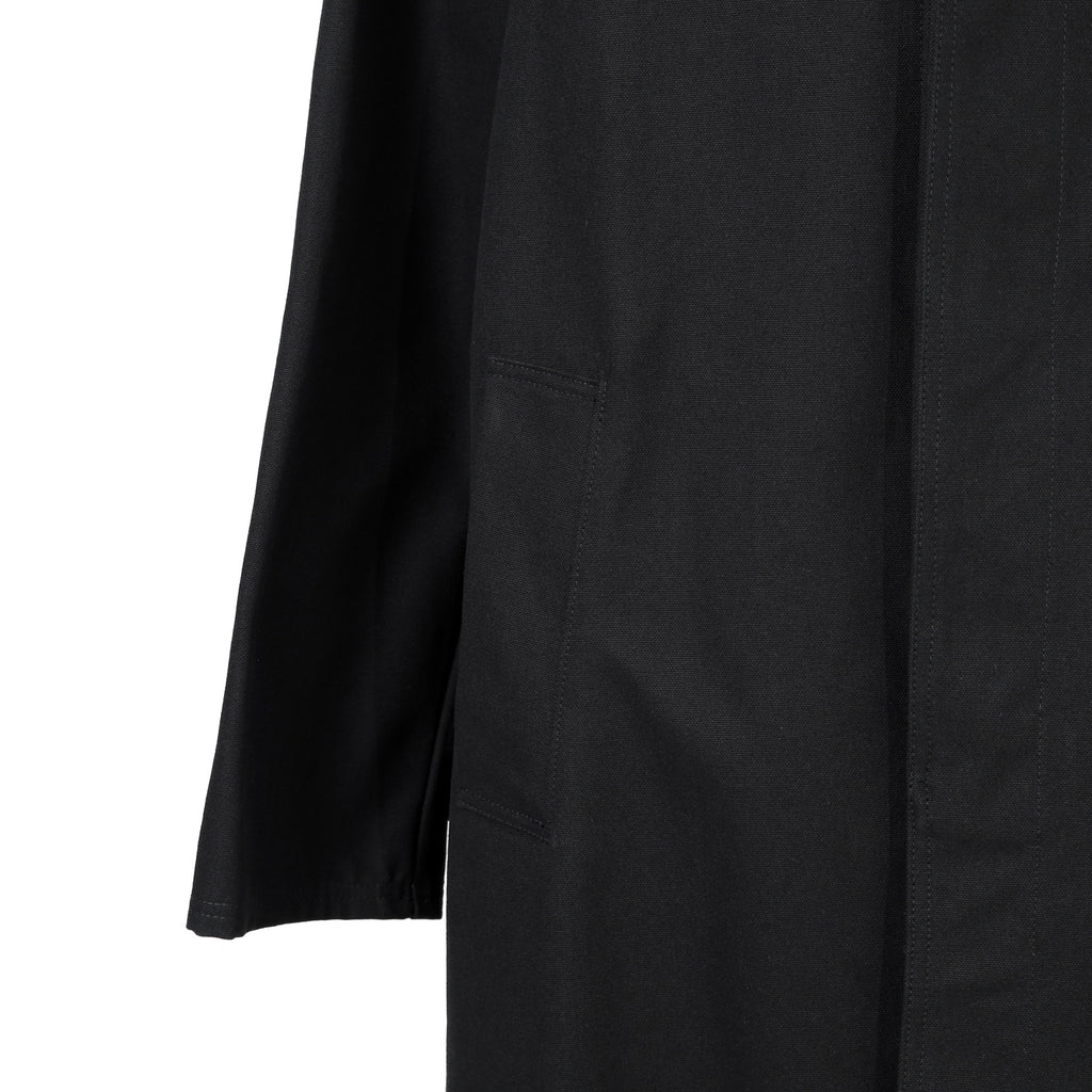 Namacheko ナマチェコ / 2024SS 美品 Atran Denim Coat / ハトメスタッズ シングルコート / size S (BLACK)