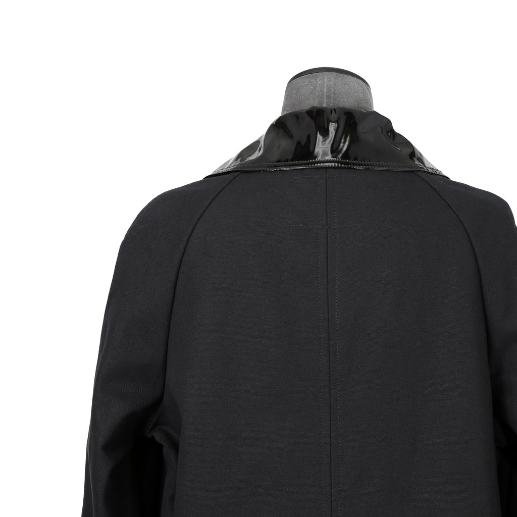 Namacheko ナマチェコ / 2024SS 美品 Atran Denim Coat / ハトメスタッズ シングルコート / size S (BLACK)