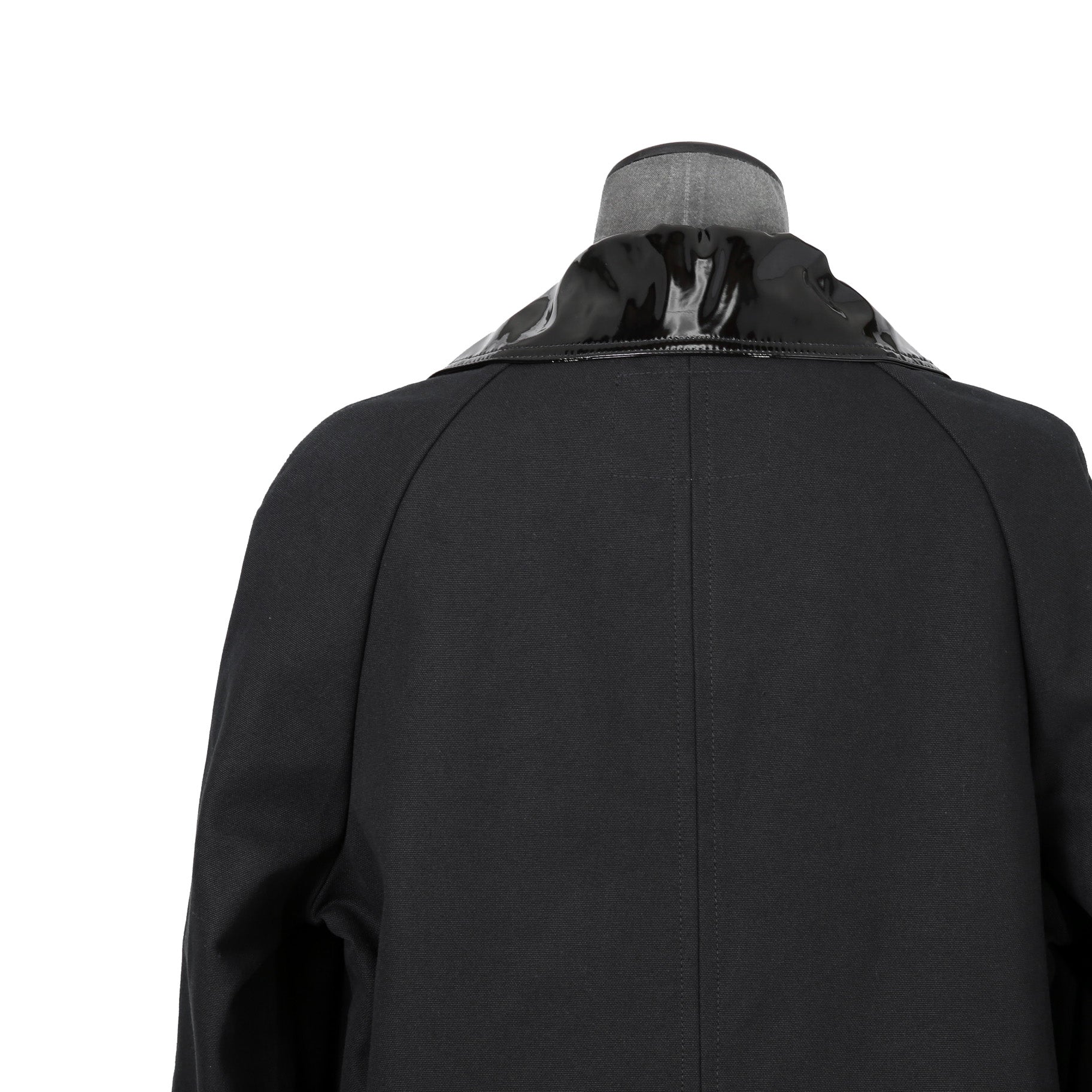 Namacheko ナマチェコ / 2024SS 美品 Atran Denim Coat / ハトメスタッズ シングルコート / size S (BLACK)