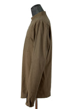 美品 インディビジュアルセンチメンツ individual sentiments / 22SS PINSTRIPE COTTON L/S SHIRTS / size 2 (BROWN)