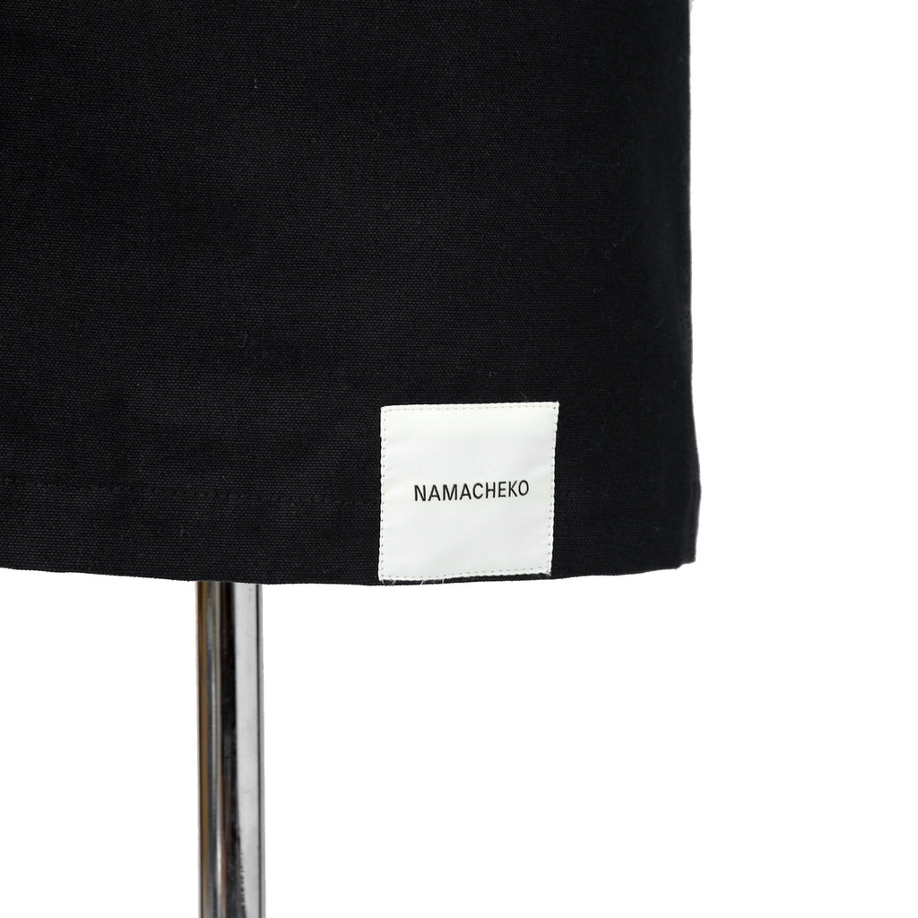 Namacheko ナマチェコ / 2024SS 美品 Atran Denim Coat / ハトメスタッズ シングルコート / size S (BLACK)