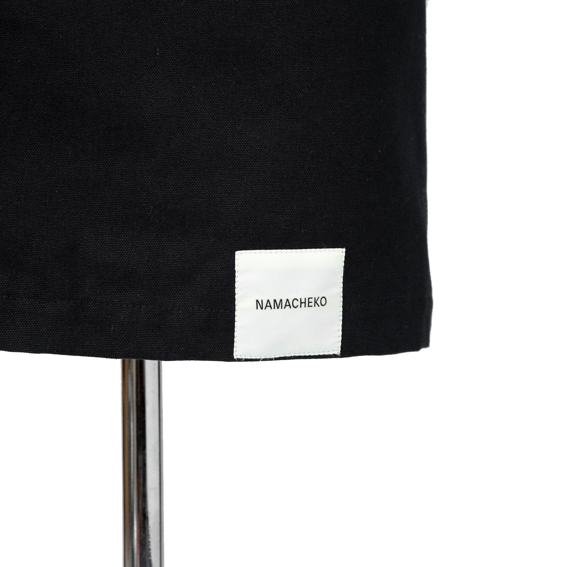 Namacheko ナマチェコ / 2024SS 美品 Atran Denim Coat / ハトメスタッズ シングルコート / size S (BLACK)