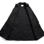 Namacheko ナマチェコ / 2024SS 美品 Atran Denim Coat / ハトメスタッズ シングルコート / size S (BLACK)