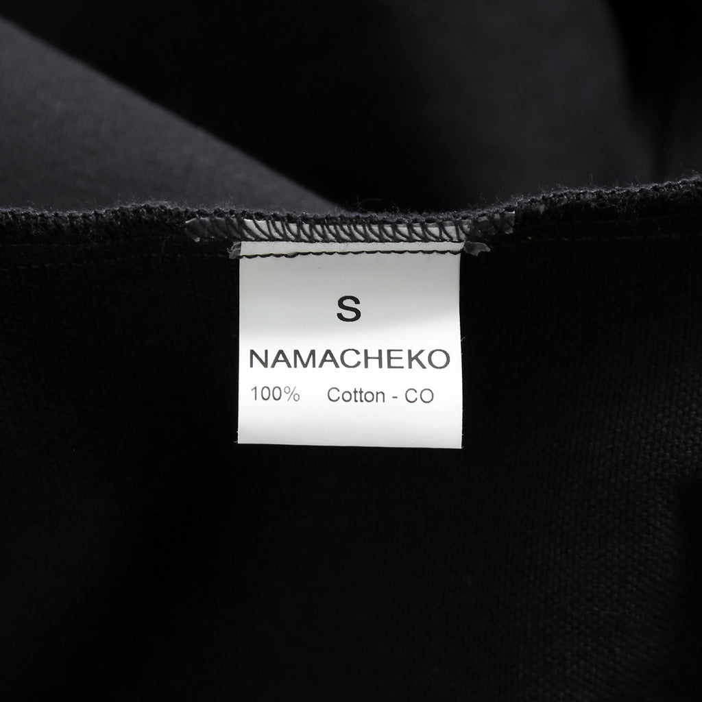 Namacheko ナマチェコ / 2024SS 美品 Atran Denim Coat / ハトメスタッズ シングルコート / size S (BLACK)