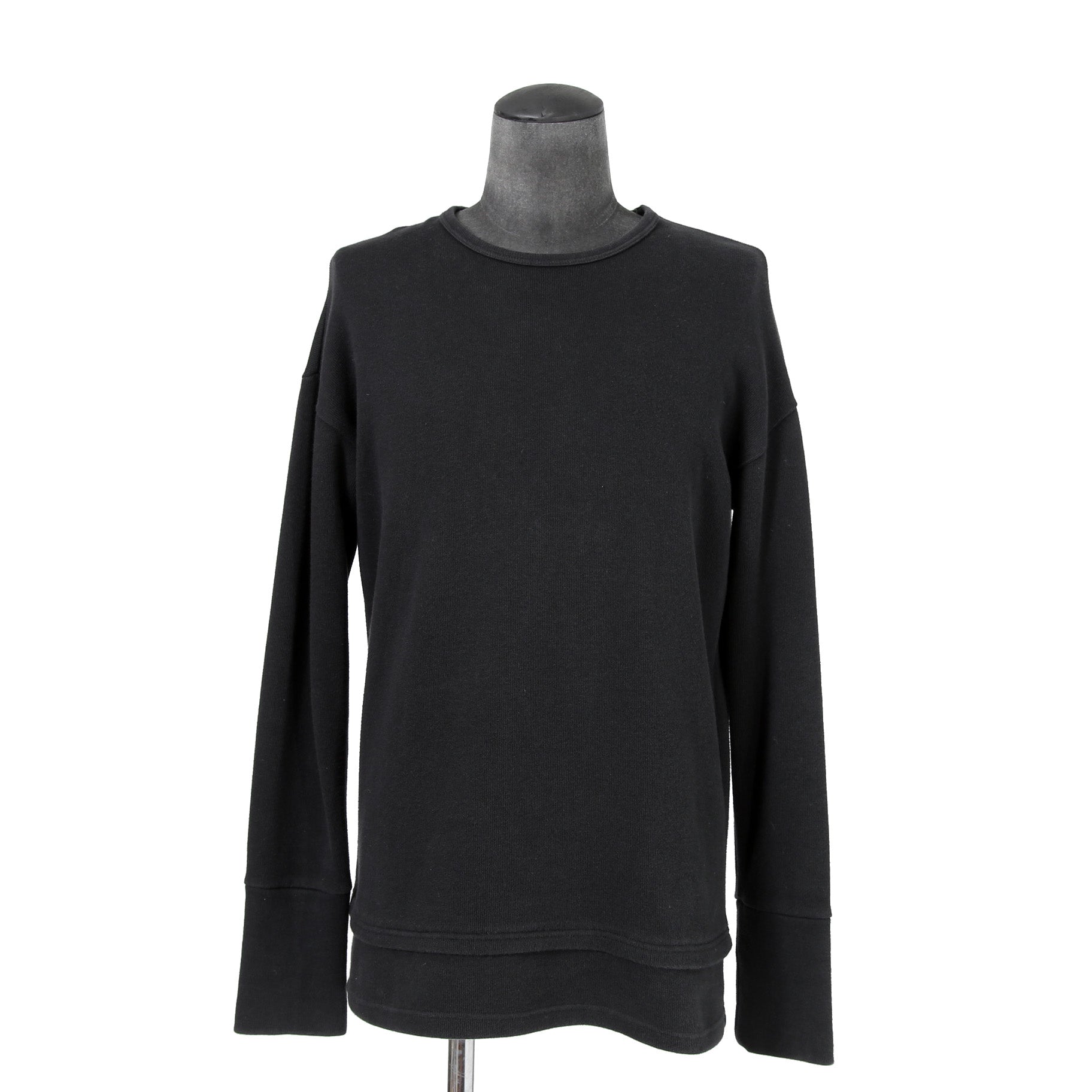 RIPVAN WINKLE リップヴァンウィンクル / レイヤード 長袖 Tシャツ / RB-101 / size 4 (BLACK)