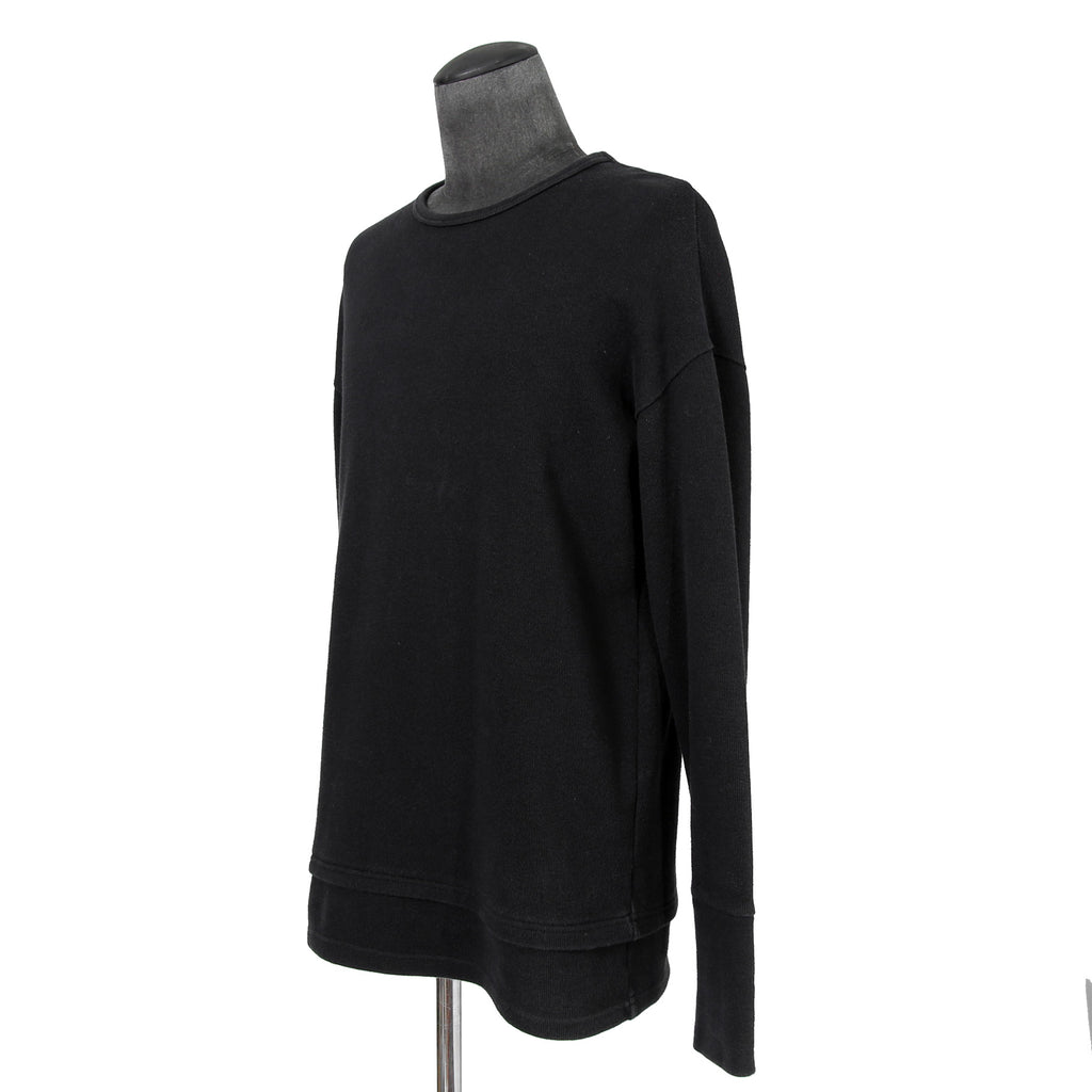 RIPVAN WINKLE リップヴァンウィンクル / レイヤード 長袖 Tシャツ / RB-101 / size 4 (BLACK)