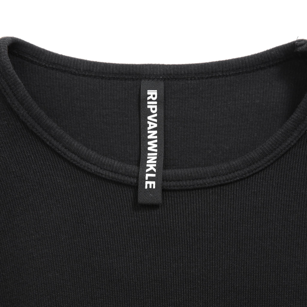 RIPVAN WINKLE リップヴァンウィンクル / レイヤード 長袖 Tシャツ / RB-101 / size 4 (BLACK)