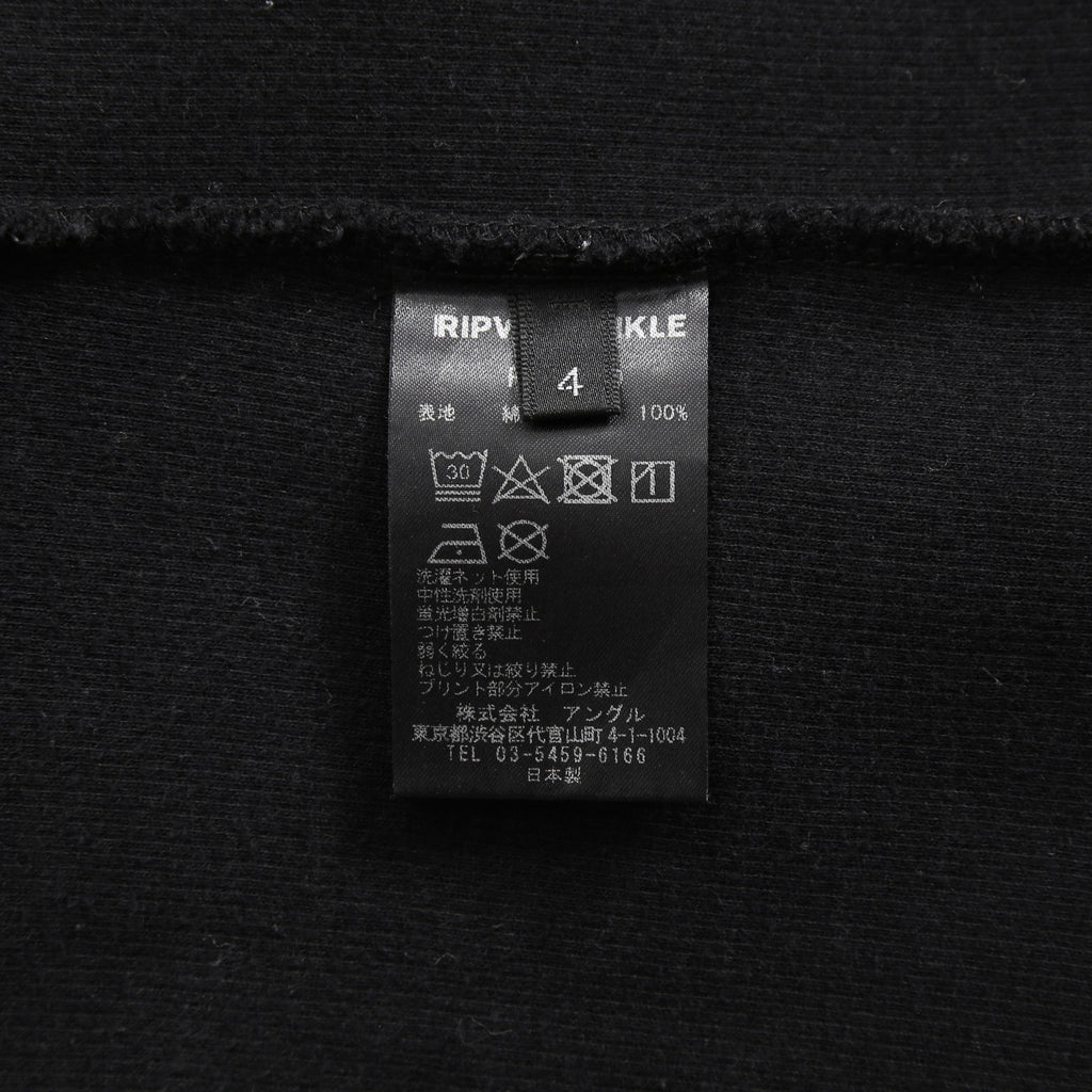 RIPVAN WINKLE リップヴァンウィンクル / レイヤード 長袖 Tシャツ / RB-101 / size 4 (BLACK)