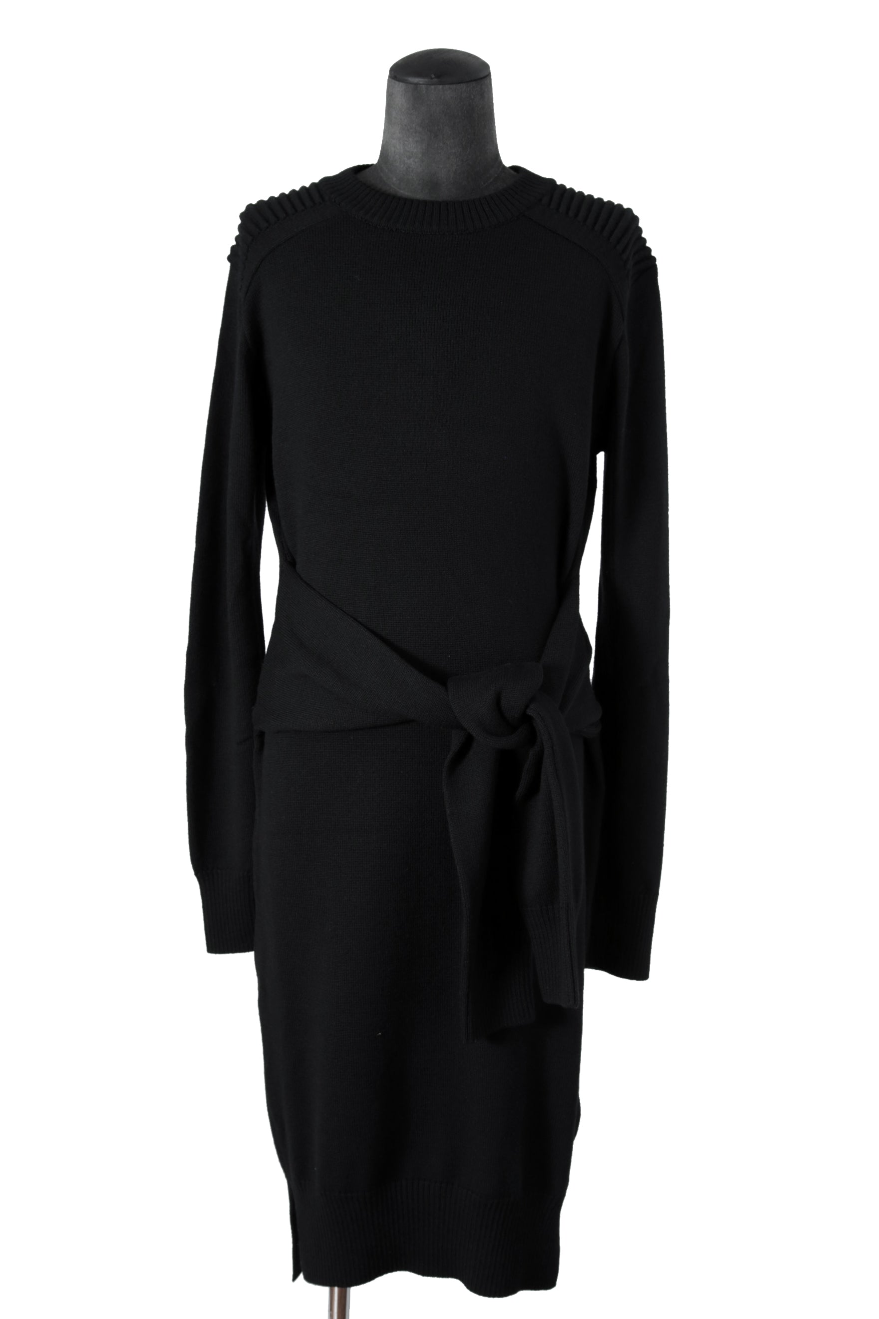 新品 A.F artefact アーティファクト / デュアルスリーブ ロングニット / size 2 (BLACK)