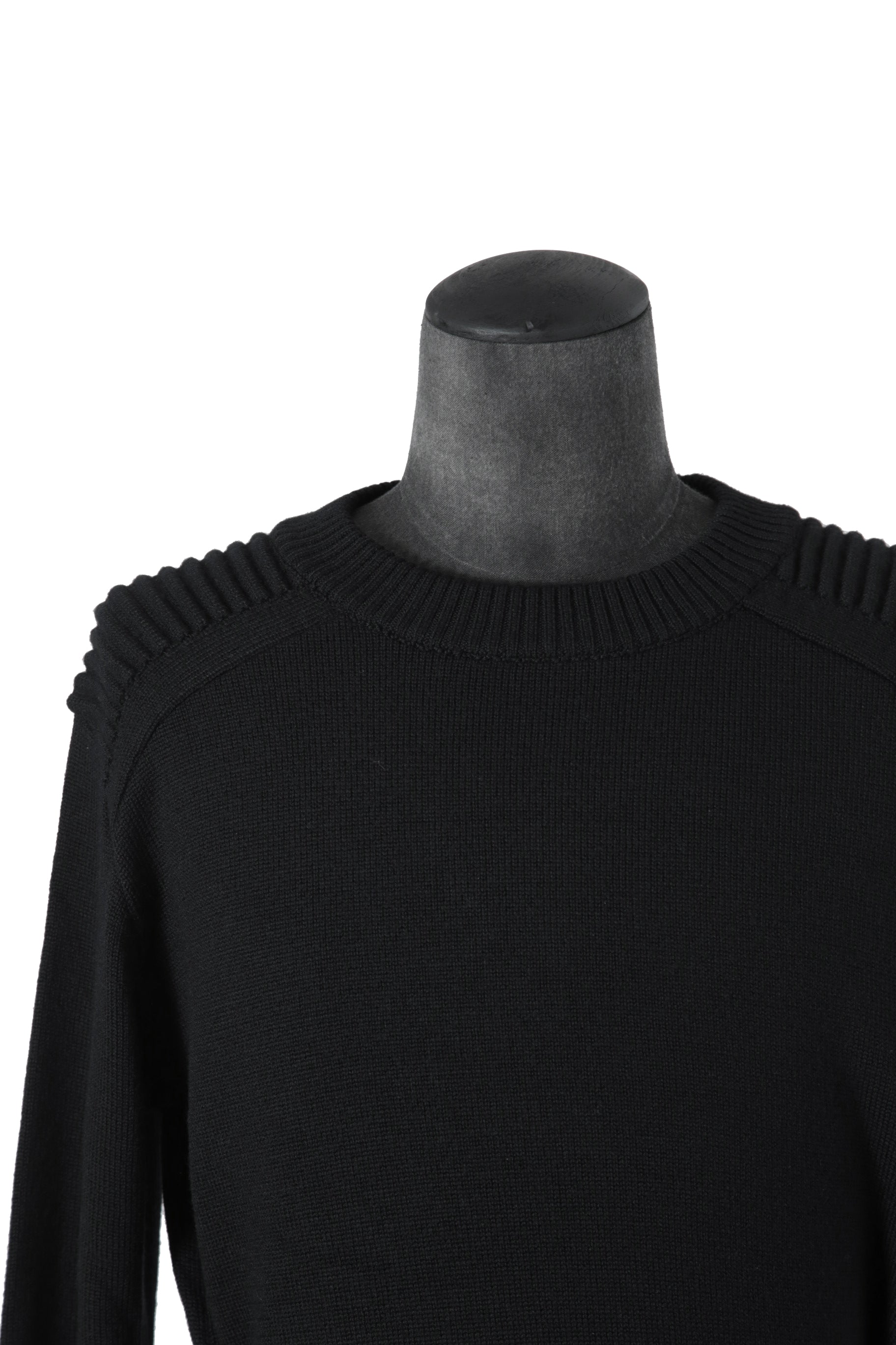 新品 A.F artefact アーティファクト / デュアルスリーブ ロングニット / size 2 (BLACK)