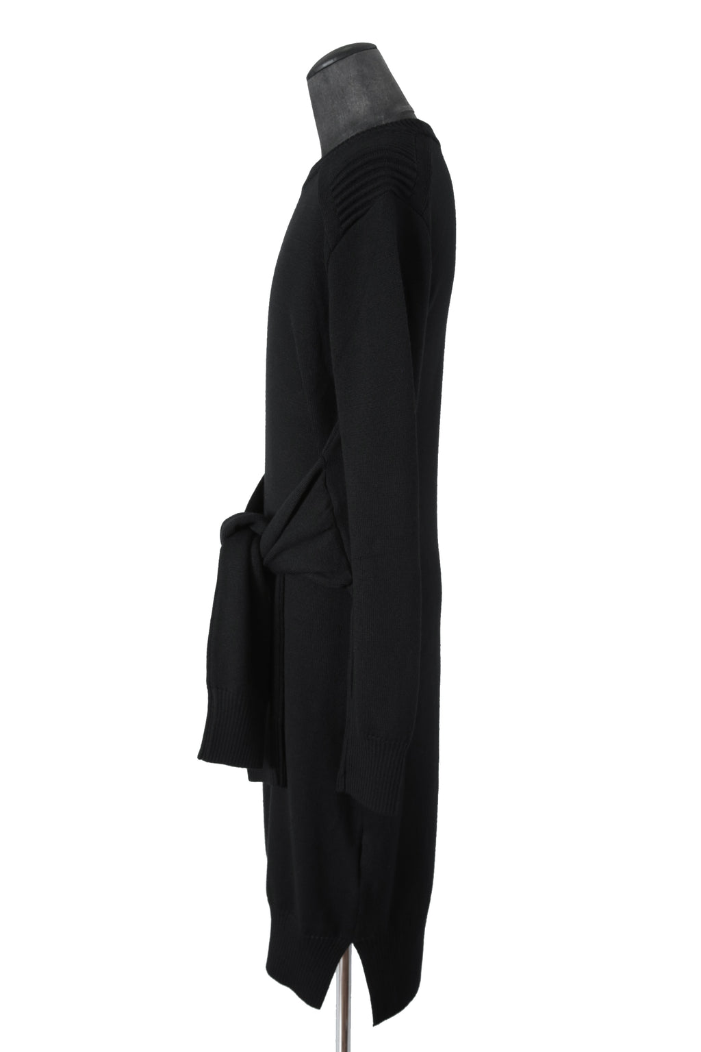 新品 A.F artefact アーティファクト / デュアルスリーブ ロングニット / size 2 (BLACK)
