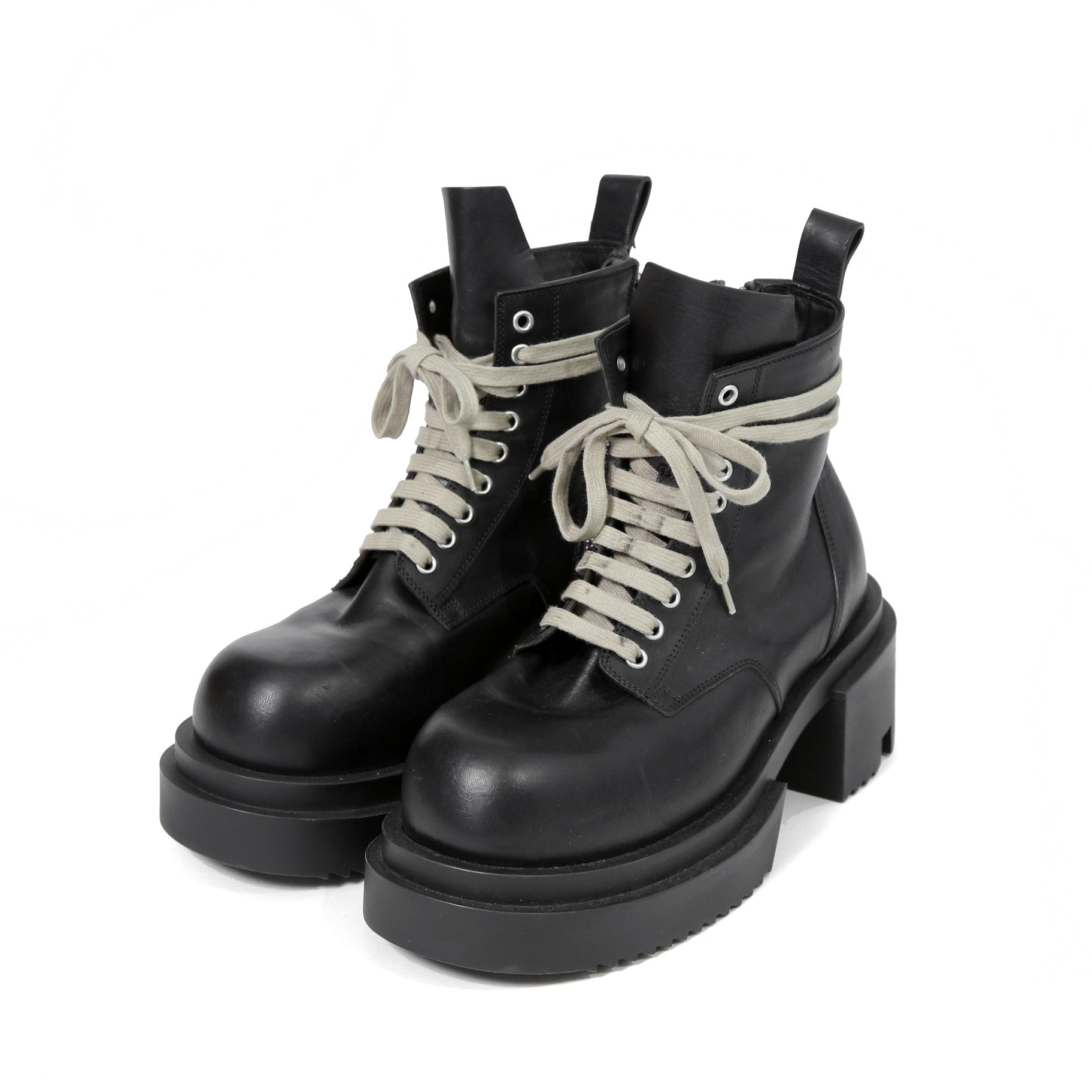 Rick Owens リックオウエンス /  LOW ARMY BOGUN / Lace Up Boots / size 40 / 25cm (BLACK) ブーツ