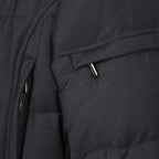 極上品 MooRER ムーレー / 現行モデル MORRIS-L シープファー付 ウール ダウンジャケット / size 46 (NAVY)