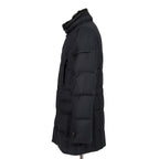 極上品 MooRER ムーレー / 現行モデル MORRIS-L シープファー付 ウール ダウンジャケット / size 46 (NAVY)